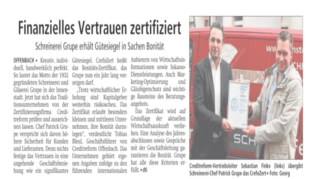 Newspaper article